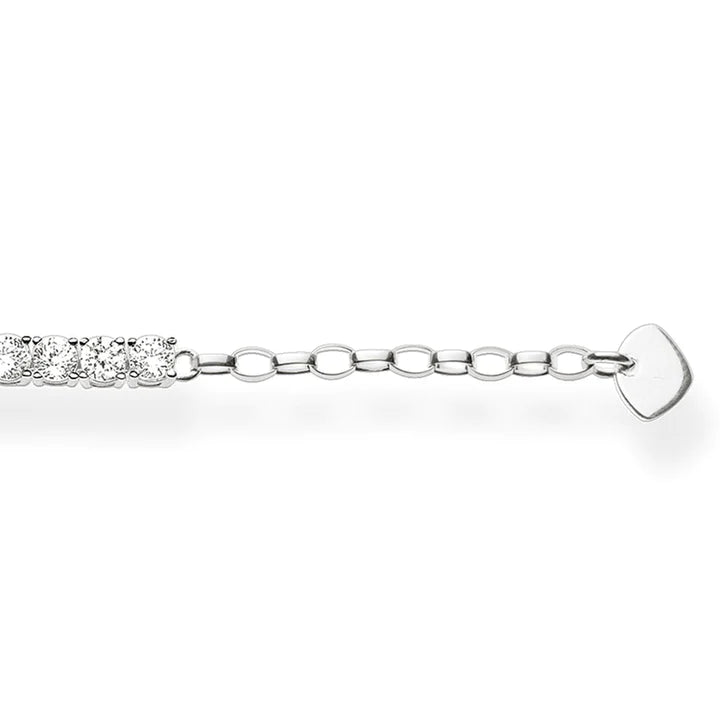 Thomas Sabo Silver Cubic Zirconia Tennis Bracelet