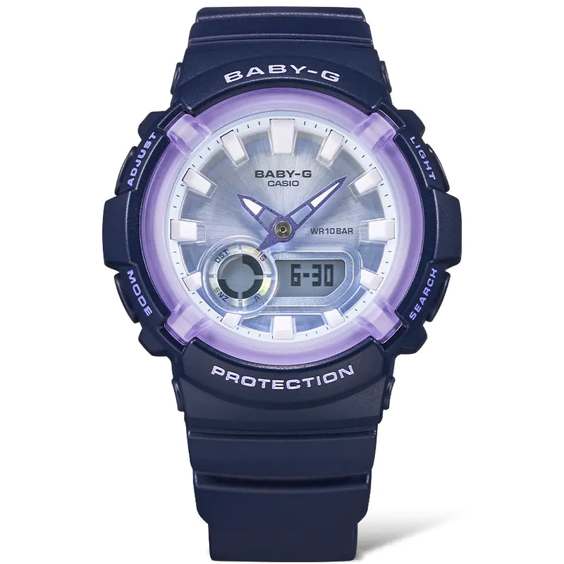 Baby-G Analog Digital Navy Blue Resin Band Watch BGA280DR-2A