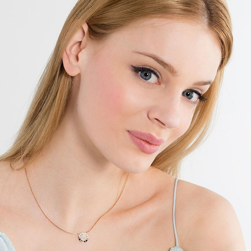 Thomas Sabo Necklace Classic Pave Rose Gold Necklace