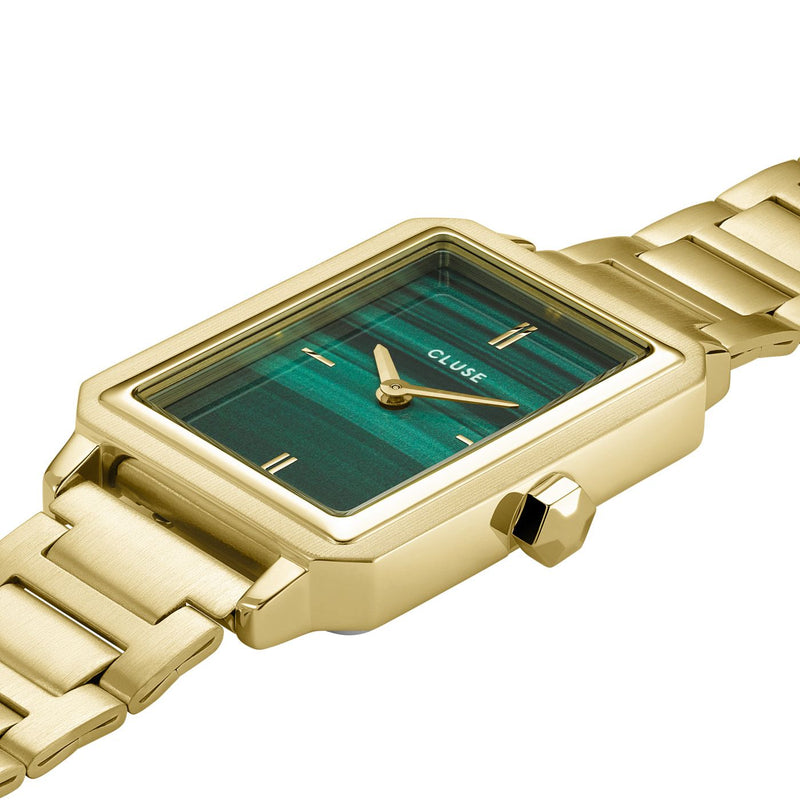 Cluse Fluette Green/Gold Link CW11502