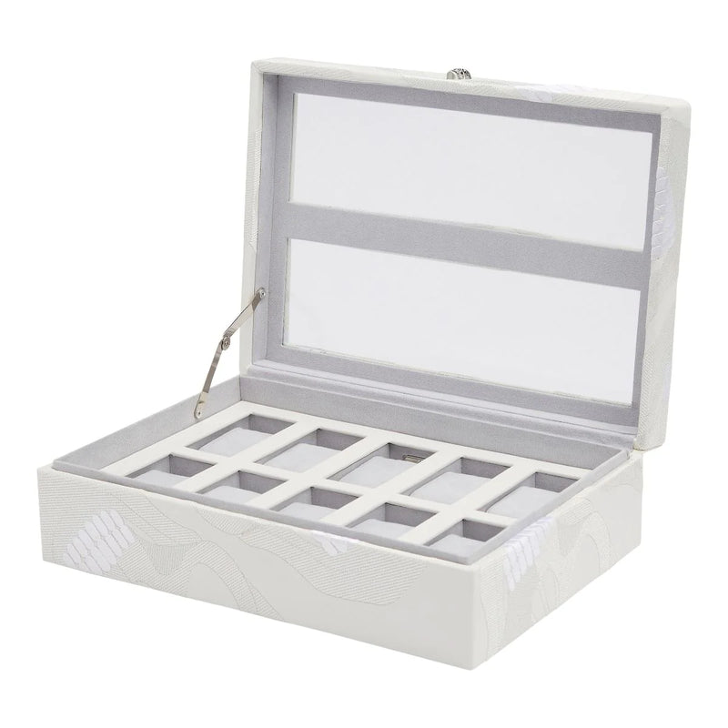 Wolf Memento Mori 10PC Watch Box Black