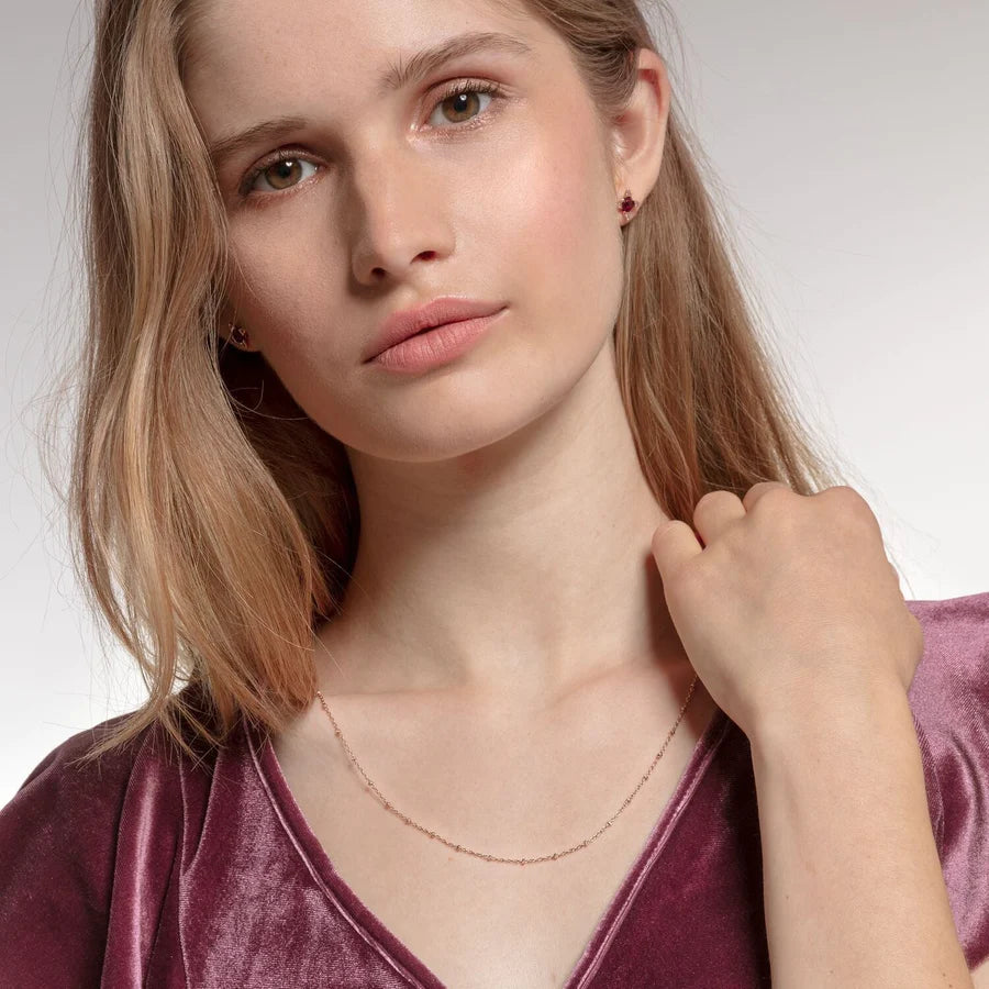 Thomas Sabo Rose Gold Plated Fine Ball Chain TKE1890R60