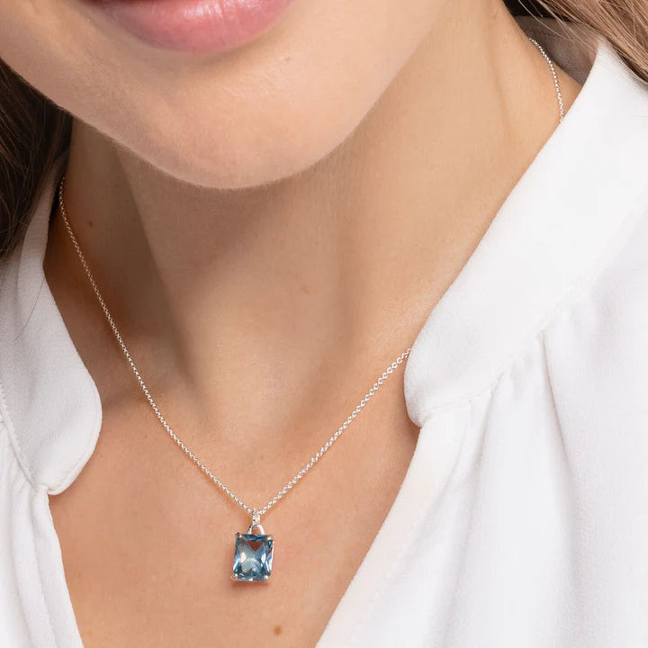 Thomas Sabo Blue Stone Necklace