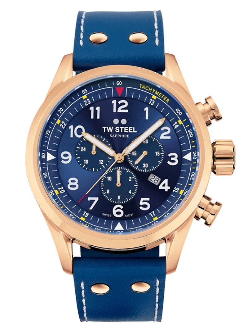 TW Steel Chrono Volante Blue Dial Watch