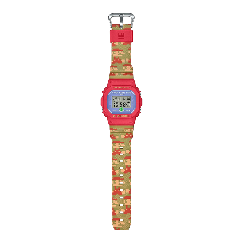 G-Shock Super Mario Bros Light Purple Face Watch DW5600SMB-4D