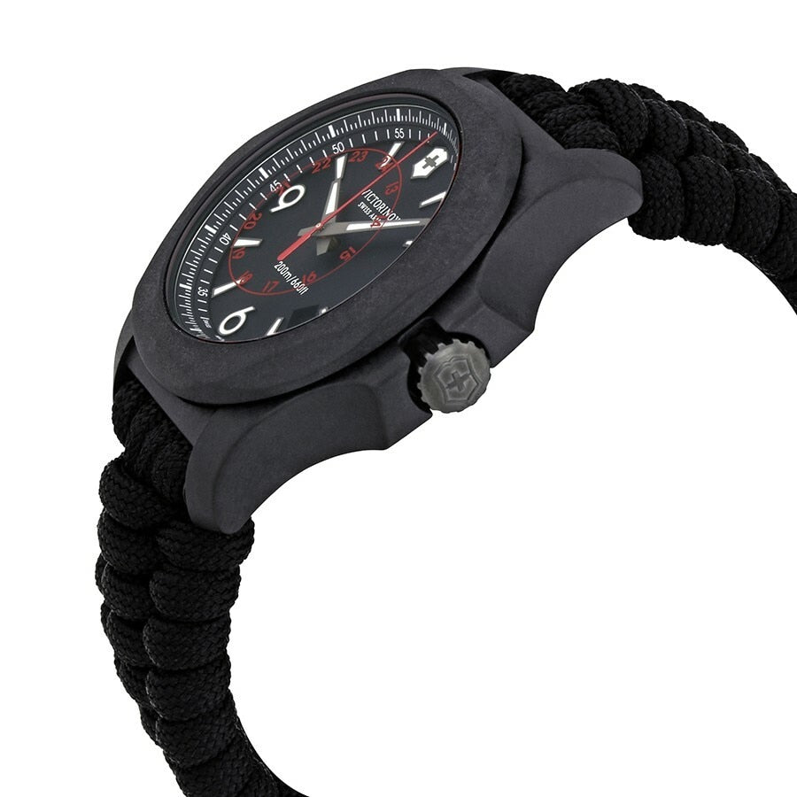 Victorinox I.N.O.X. Carbon Black Dial Mens Paracord Mens Watch
