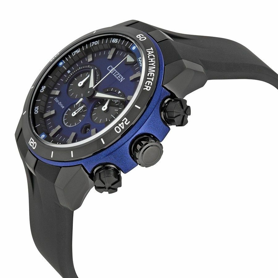 Citizen Eco-Drive Chronograph Tachymeter Ca4155-04L Mens Watch