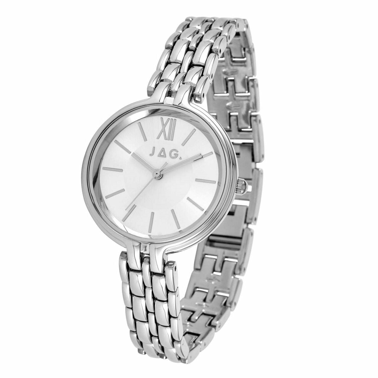 Jag Dawn White Dial Womens Watch