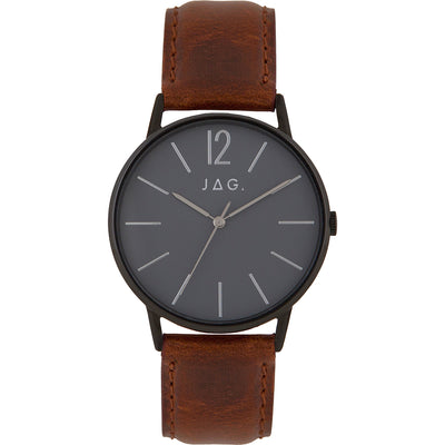 Jag Billy Men's Tan Leather Watch J2386