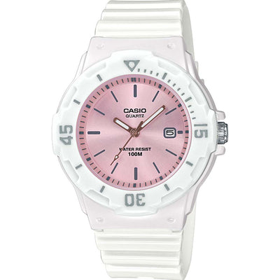 Casio White Resin Youth Watch LRW200H-4E3