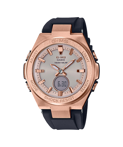 G-MS Rose Gold Solar Womens Watch MSGS200G-1A