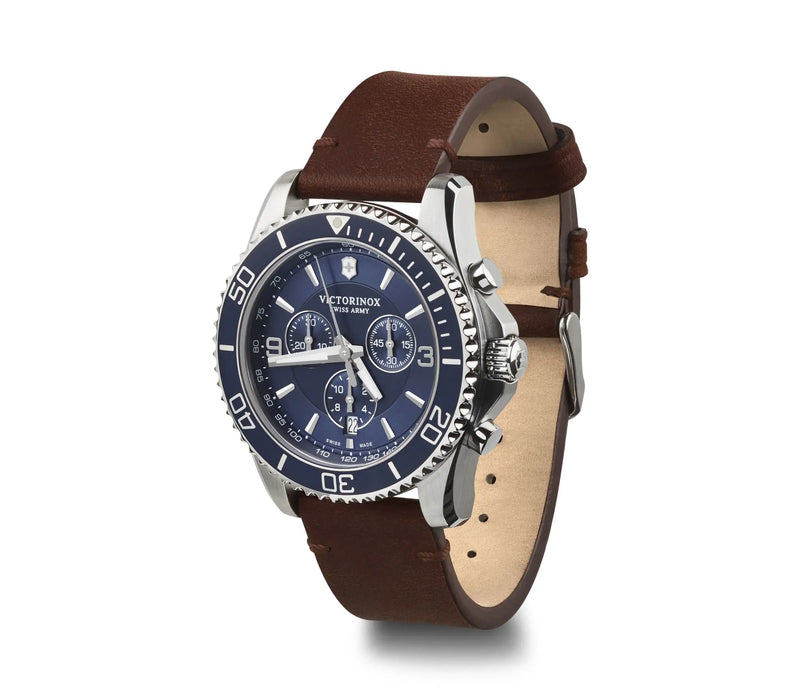 Victorinox Maverick Chronograph Blue Dial Mens Watch 241865