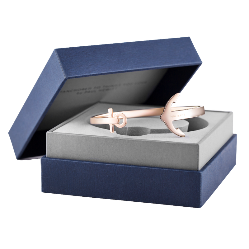 Paul Hewitt Ancuff Rose Gold Bracelet - M