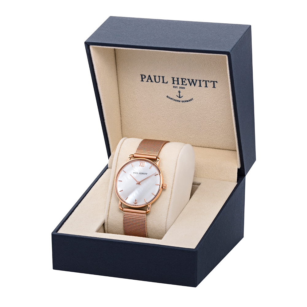 Paul Hewitt Miss Ocean Pearl RG Mesh Watch