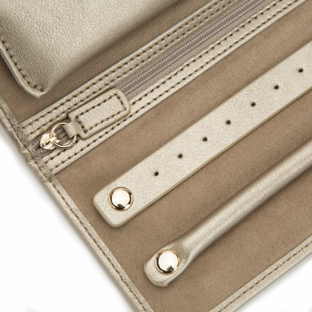 Wolf Palermo Jewellery Roll Pewter 213478