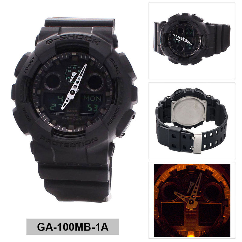 Casio G-Shock GA100MB-1A Analogue Digital Mens Watch