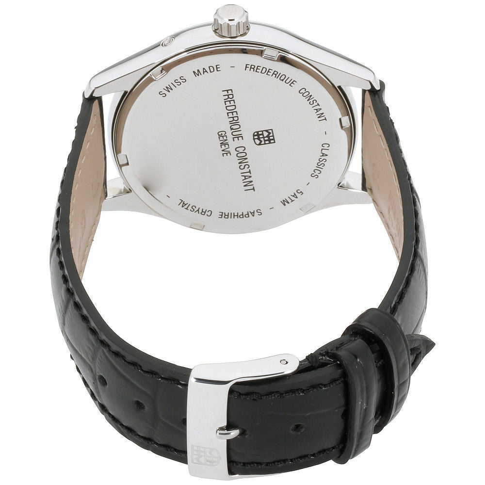 Frederique Constant Classics Quartz Silver Dial Day/Date Mens Watch