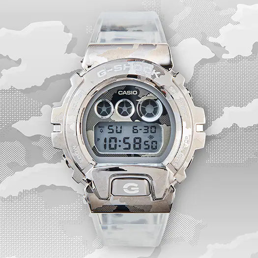 G-Shock Transparent Resin Band Watch GM6900SCM-1D