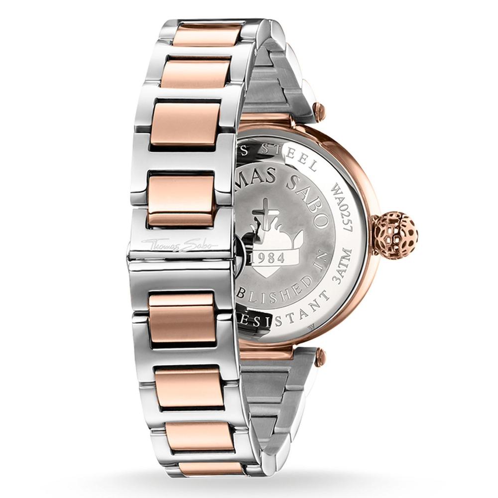 Thomas Sabo Karma Stainless Steel Rose Gold Dial Womens Watch