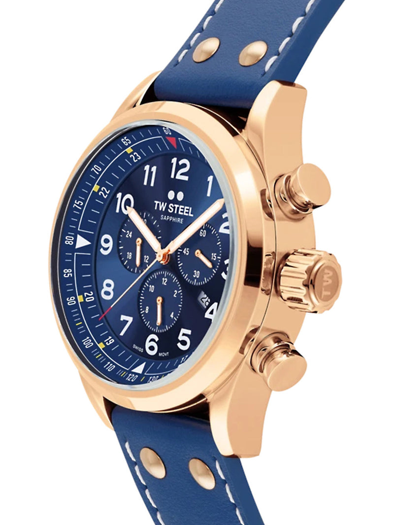 TW Steel Chrono Volante Blue Dial Watch