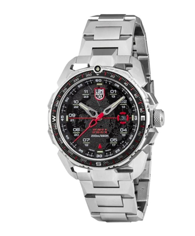 Luminox Ice-Sar Arctic 1200 Series Black Dial Stainless Steel Watch