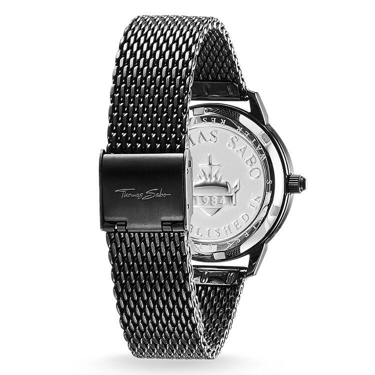 Thomas Sabo Glam Black Stainless Steel Black Dial Womens Watch