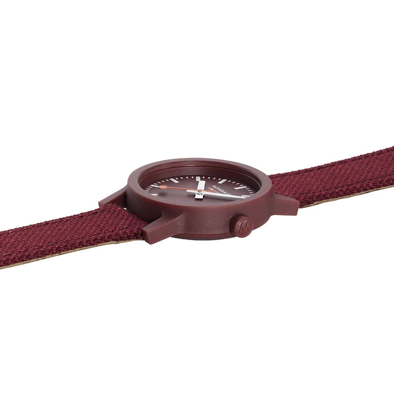 Mondaine Essence Quartz Dark Red Cherry Watch