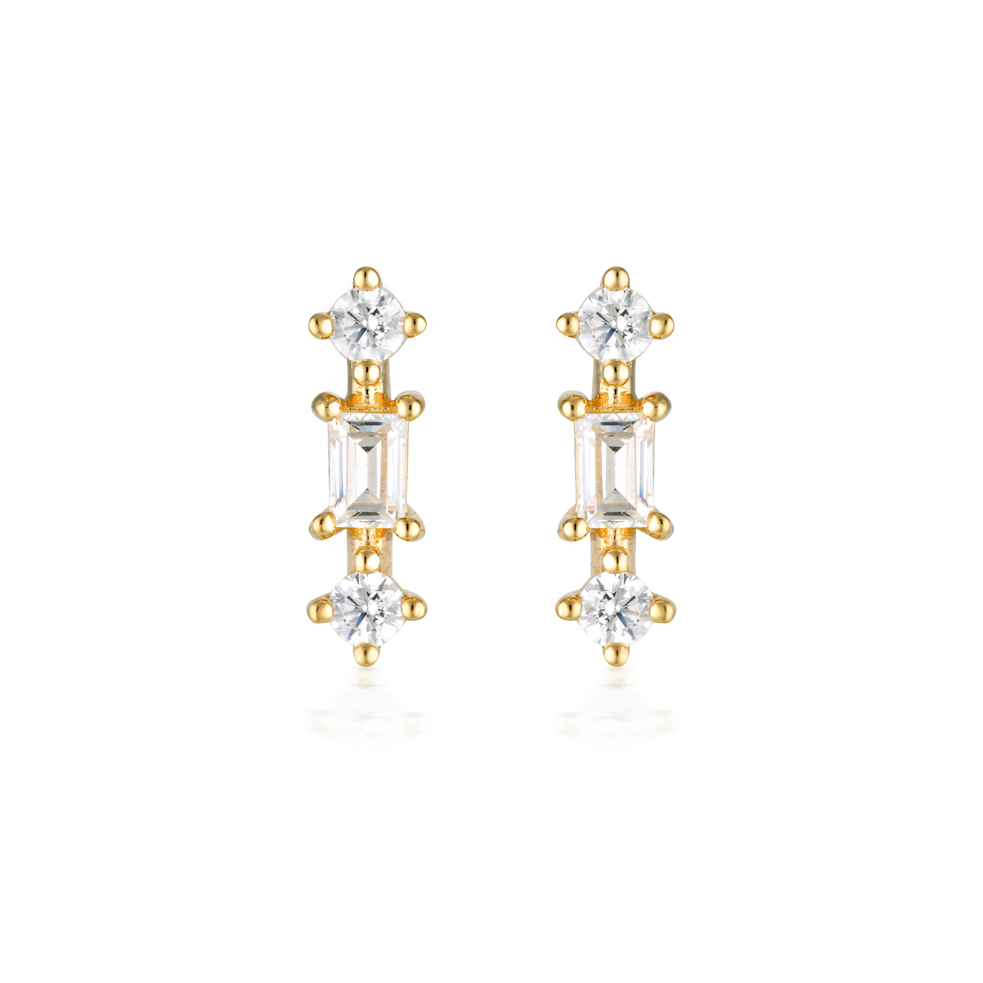 GEORGINI THE LAYERED EDIT TOLU EARRING GOLD