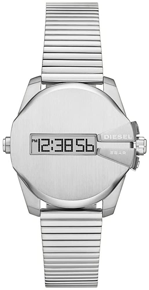 Diesel Baby Chief Digital Silver Stainless Steel Womens Watch DZ1962