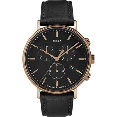 Timex Norway 40mm Leather Strap Watch TW2T11600