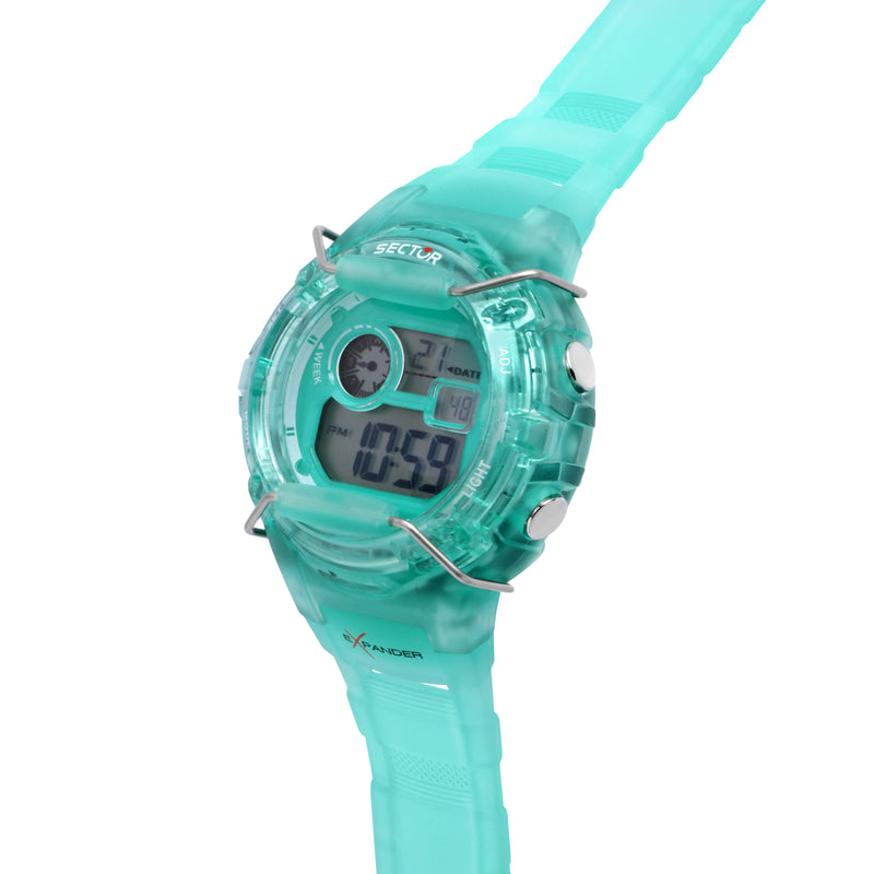 Sector EX-05 Light Blue Digital Watch R3251526003