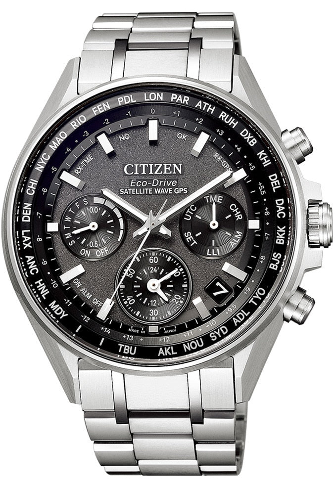 Citizen Super Titanium Satellite Wave GPS Watch CC4000-59E