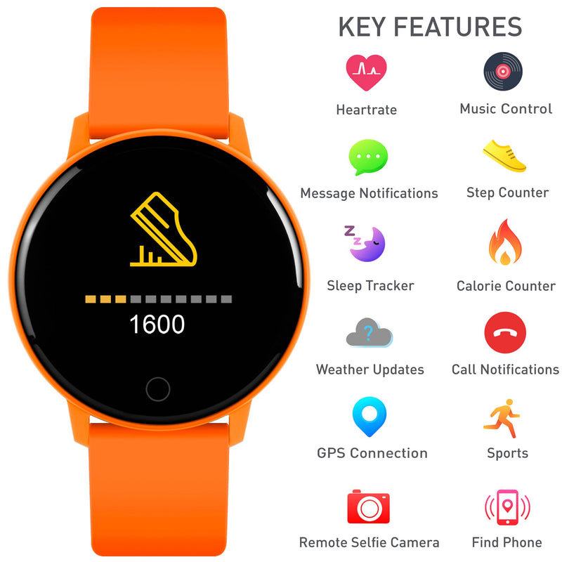 Reflex Active Series 9 Orange Smart Watch RA09-2116