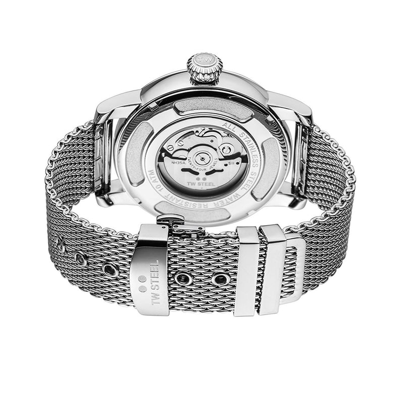 TW Steel Maverick 45mm Automatic Stainless Steel Strap