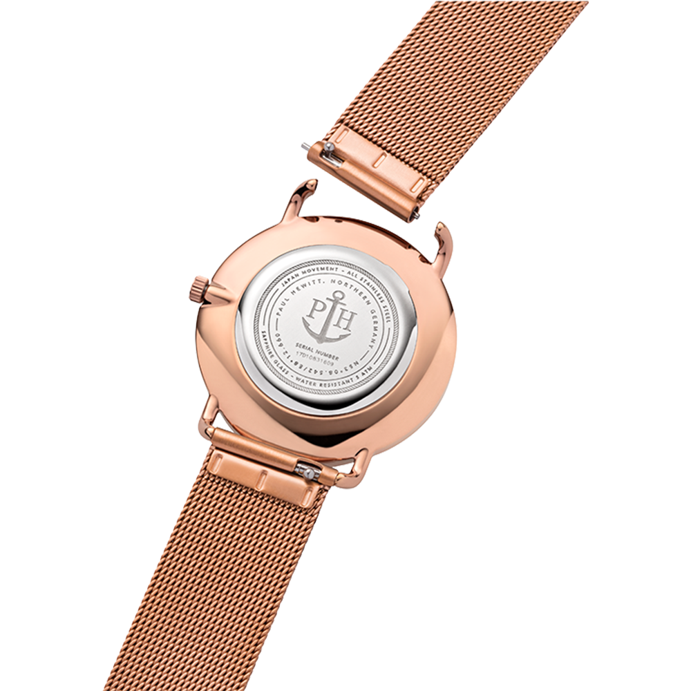 Paul Hewitt Miss Ocean Pearl RG Mesh Watch