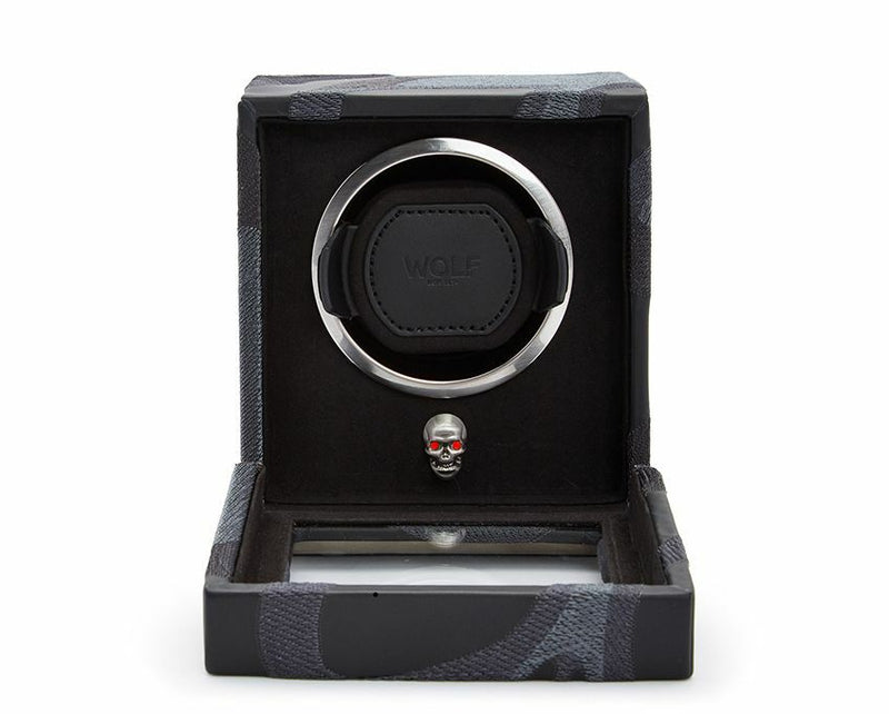 Wolf Memento Mori Cub Watch Winder Black 493102