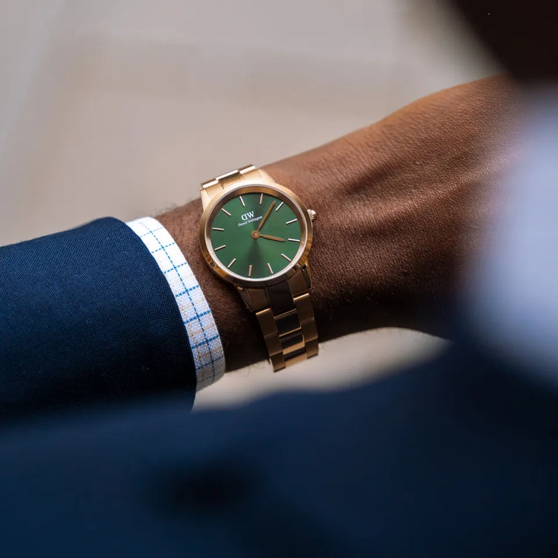 Daniel Wellington 腕時計 ICONIC LINK EMERALD 36 DW00100419 Daniel Wellington Iconic Link Emerald Mens Watch DW00100419
