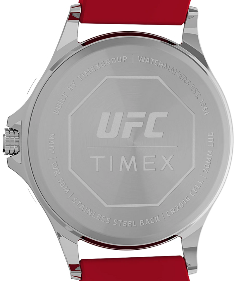 Timex UFC Gamer 42mm Silicone Strap Watch TW2V58200