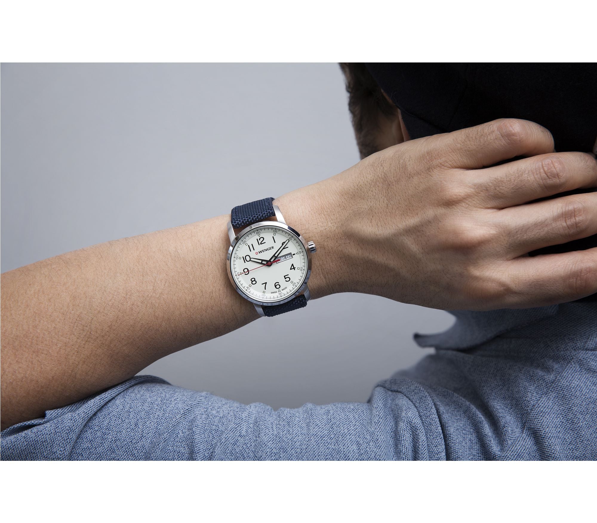 Wenger Attitude Heritage White Dial Watch 01.1541.113