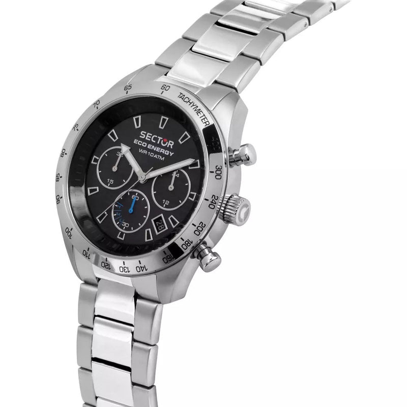 Sector 695 Eco Solar Black Chronograph Watch R3273613005