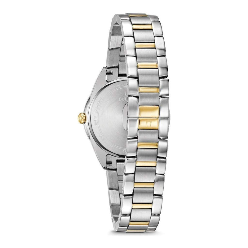 Bulova Sutton Classic Diamond Mother Of Pearl Dial Women's Watch 98R263