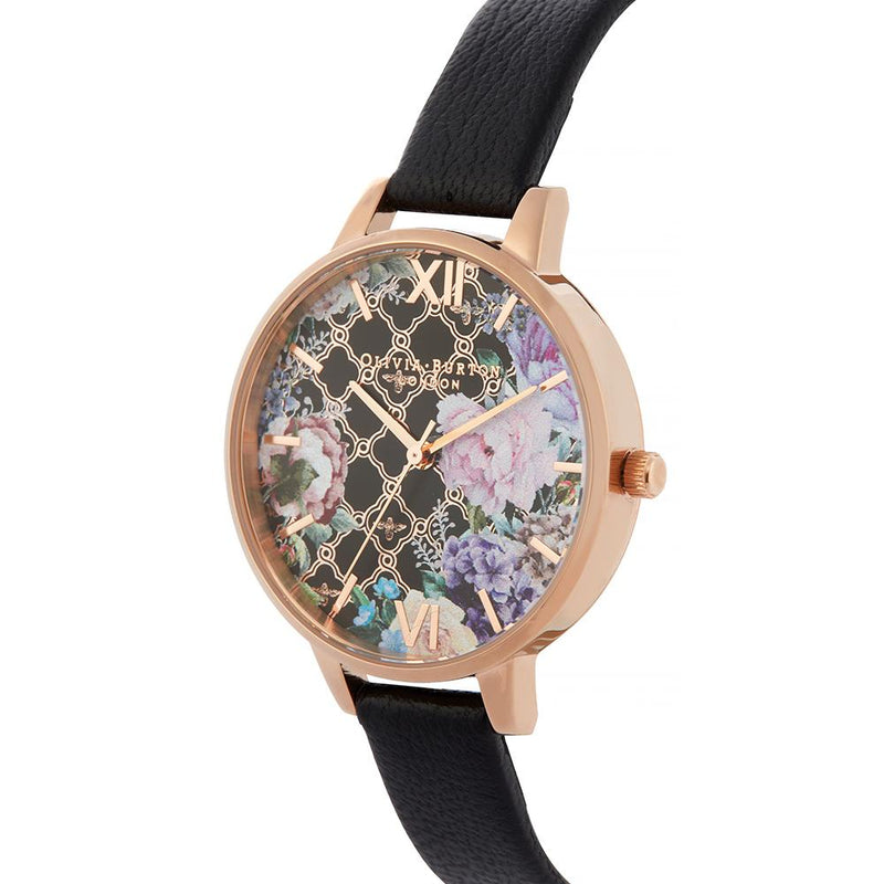 Olivia Burton Glasshouse Rose Gold Watch - Rose Gold