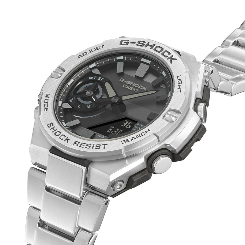 G-Shock G-Steel Solar Stainless Steel Band Watch GSTB500D-1A1