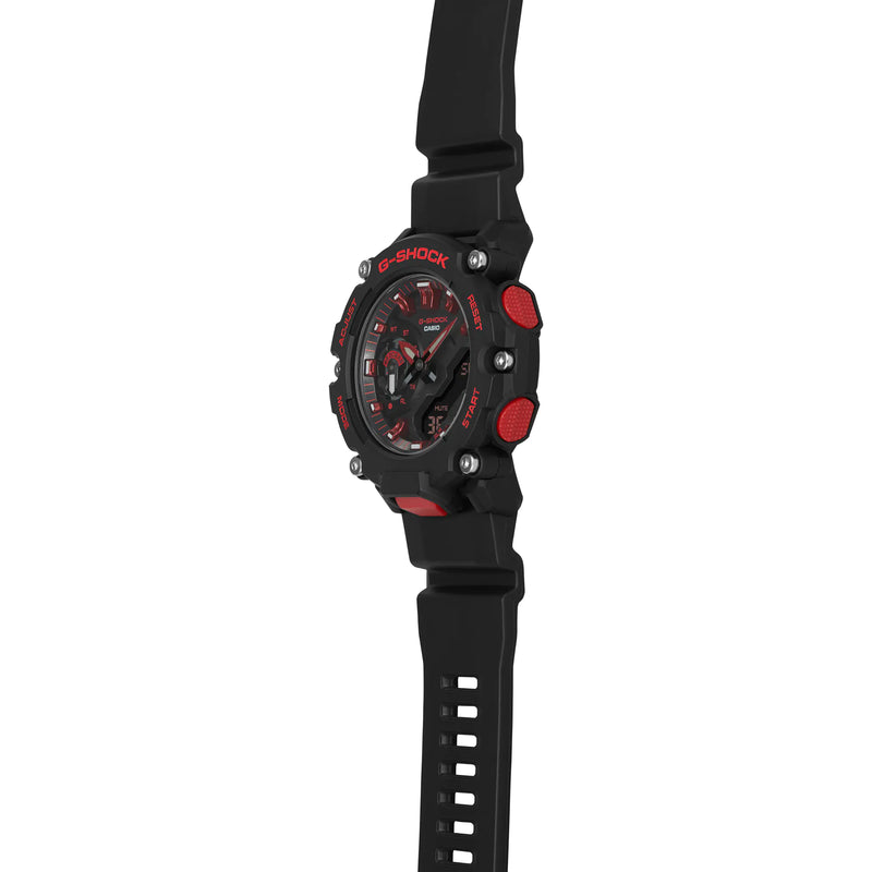 G-Shock Ignite Red Line Black Resin Band Watch GA2200BNR-1A