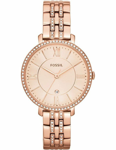 Fossil Jaqueline Rose Dial Rose Gold-Plated Womens Watch