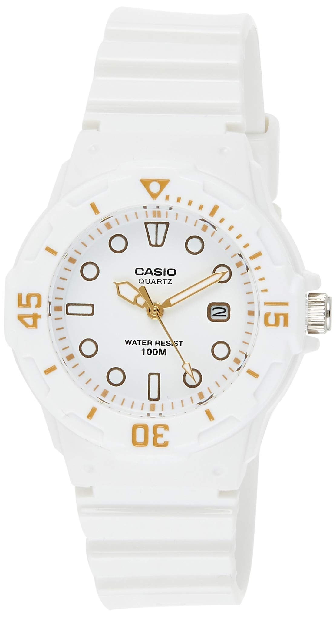 Casio Women's White Resin Quartz Series LRW200H-7E2