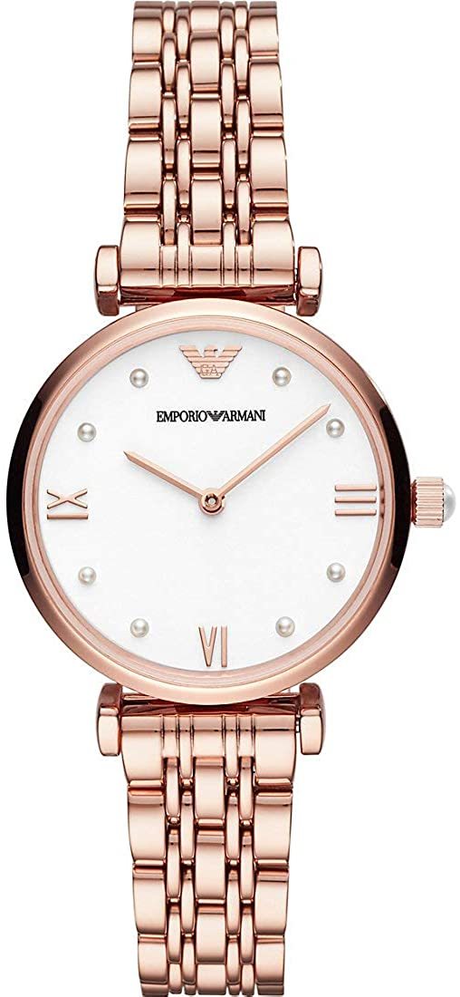 Emporio Armani AR11267 White Dial Womens Watch