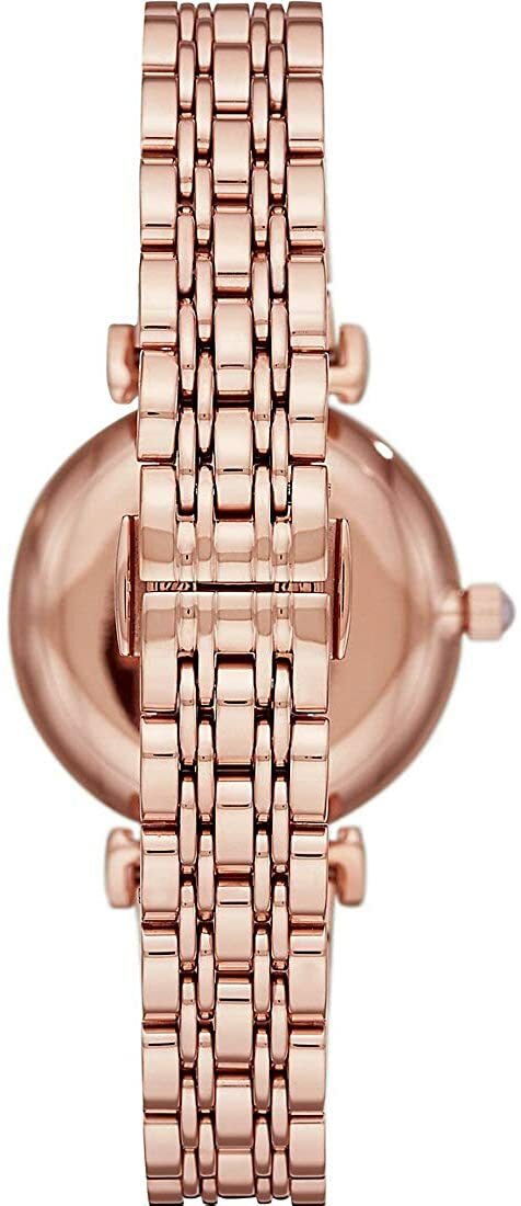 Emporio Armani AR11267 Elegant Women's Quartz Watch with White Dial