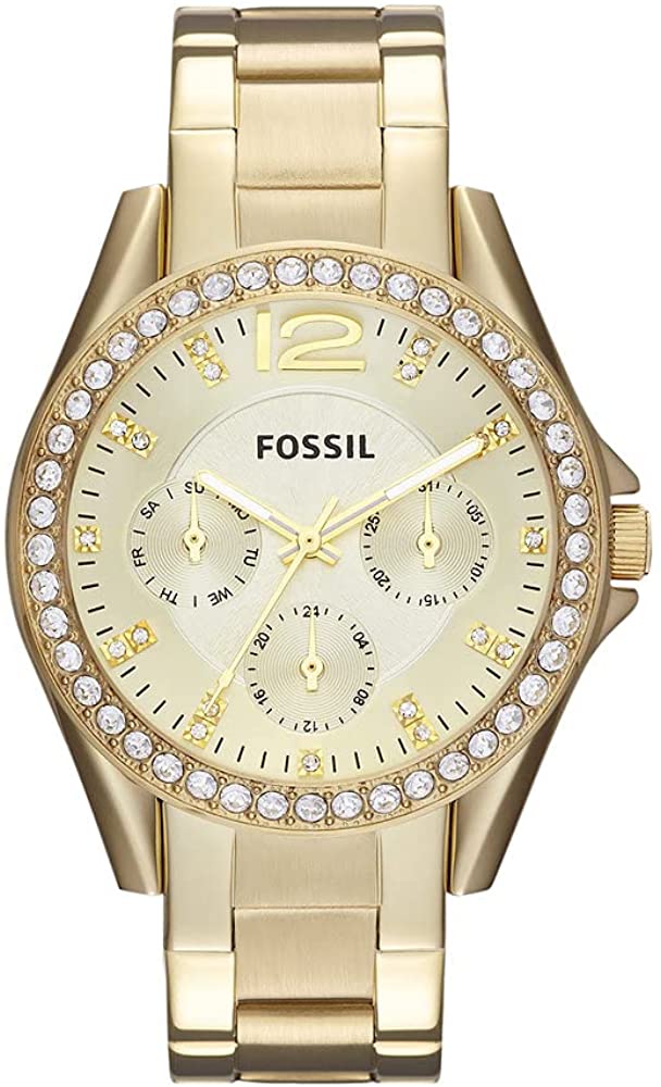 Fossil Multifunction Champagne Dial Womens Watch ES3203