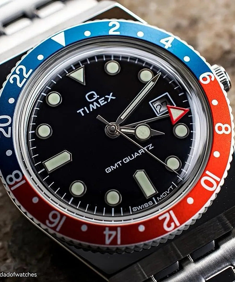 GMTタイプ Q Timex Debuts GMT Version Of 1979 Reissue - Maxim